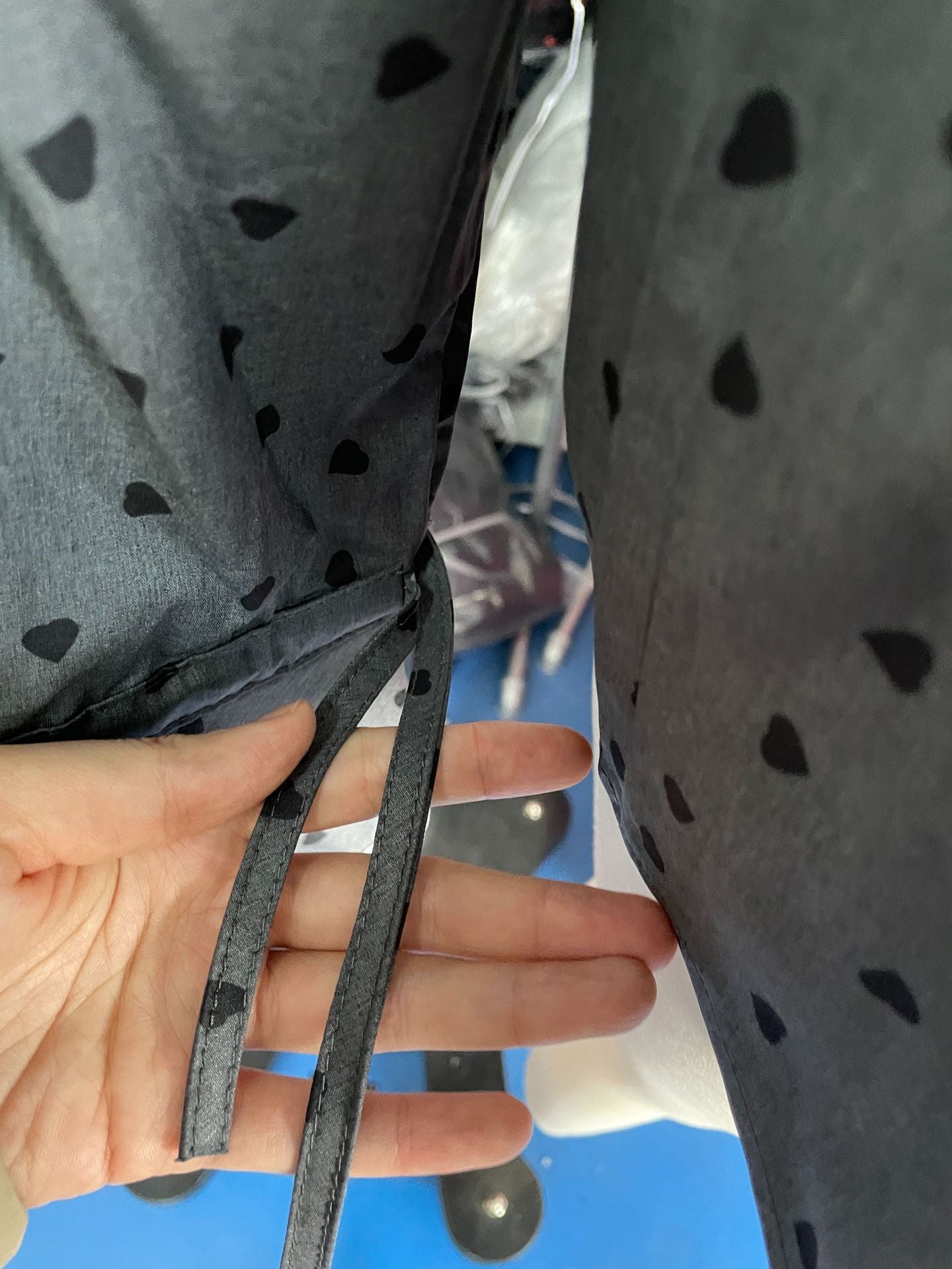 Heart Shape Printed Button Shirt