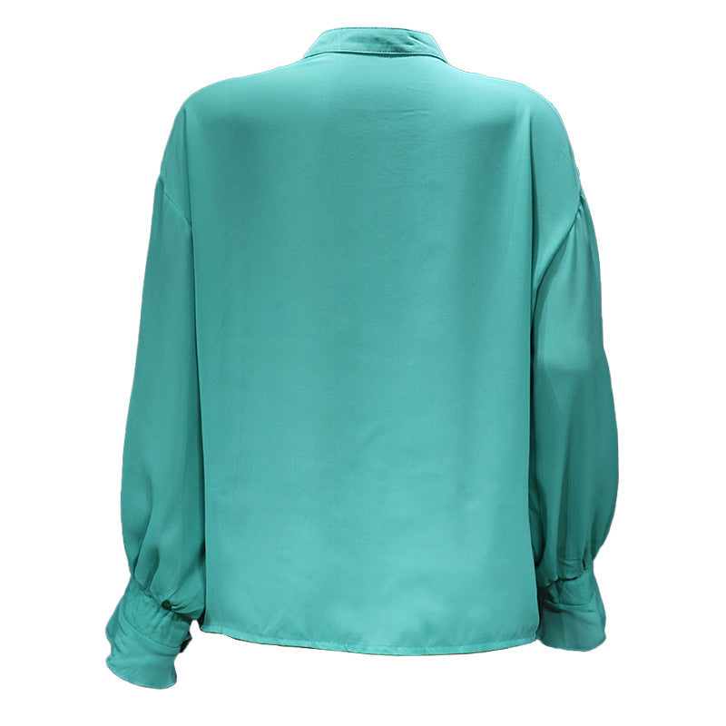 Long Sleeve Chiffon Shirt