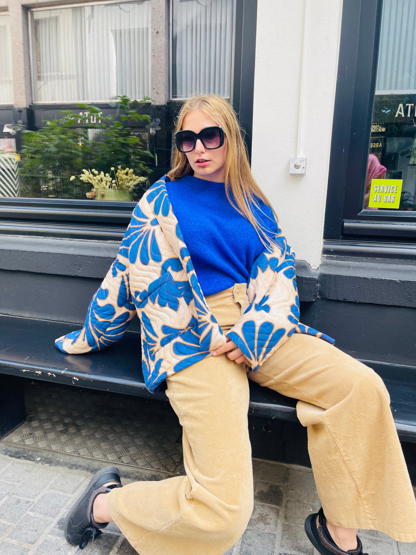 Feline printed Jacket