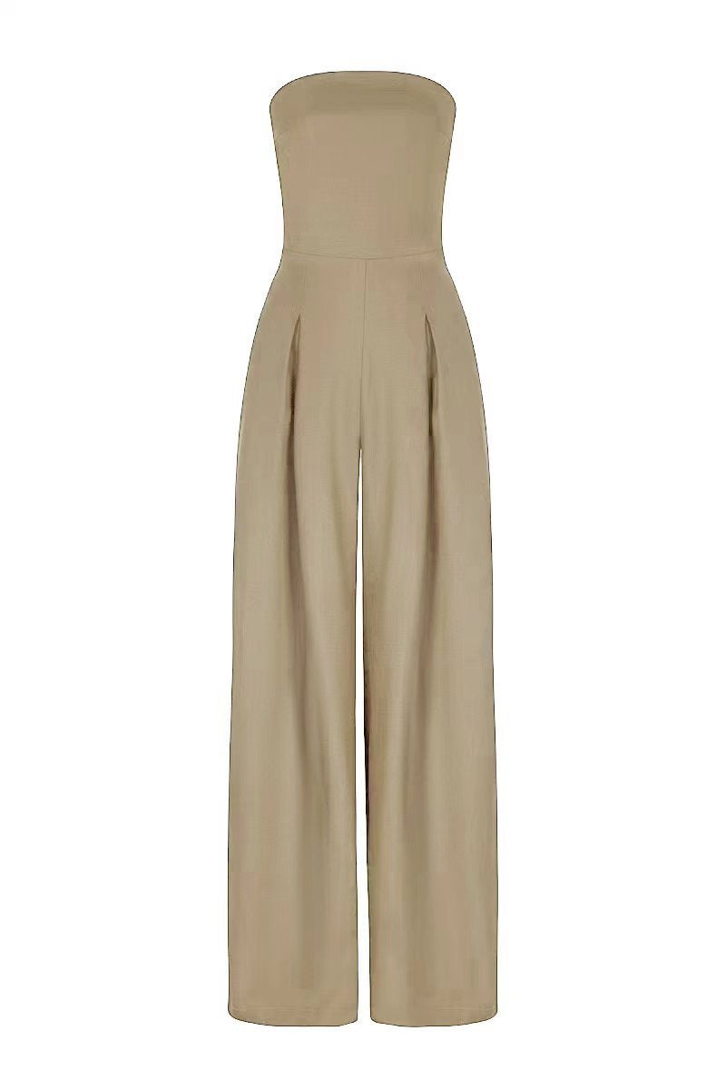 Loose Tube-top Jumpsuit